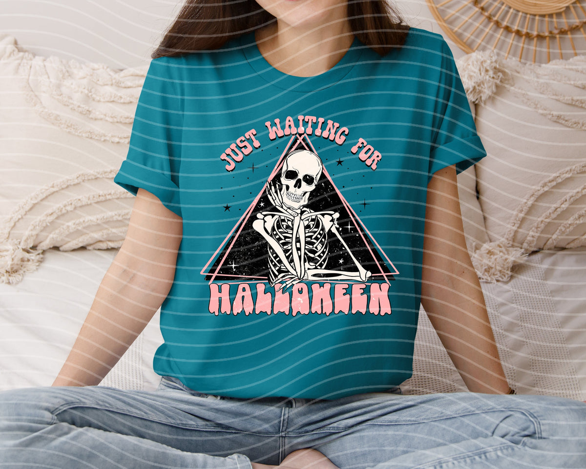 Just Waiting for Halloween Graphic Tee product image 1