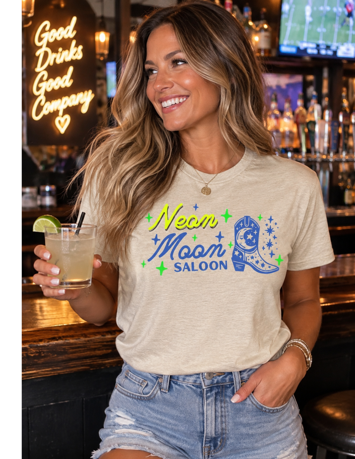 Neon Moon Saloon Shirt product image 1