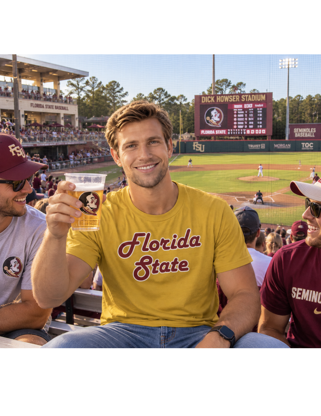 Florida State Vintage Gold Shirt product image 1