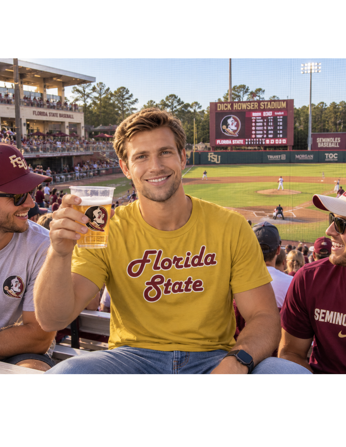 Florida State Vintage Gold Shirt product image 1