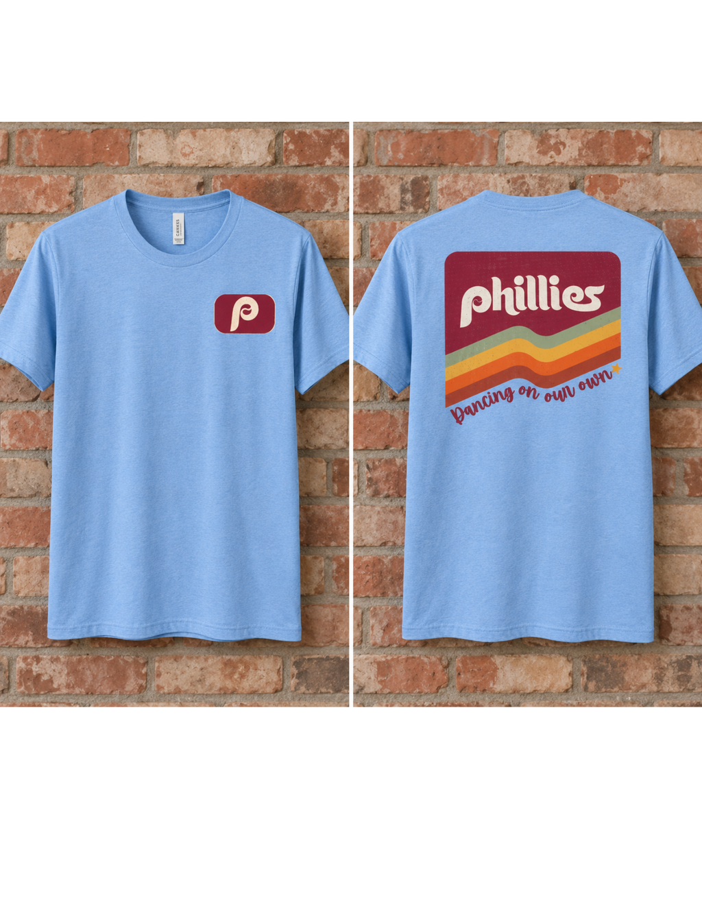 Retro "Dancing on our Own" Phillies Shirt product image 1