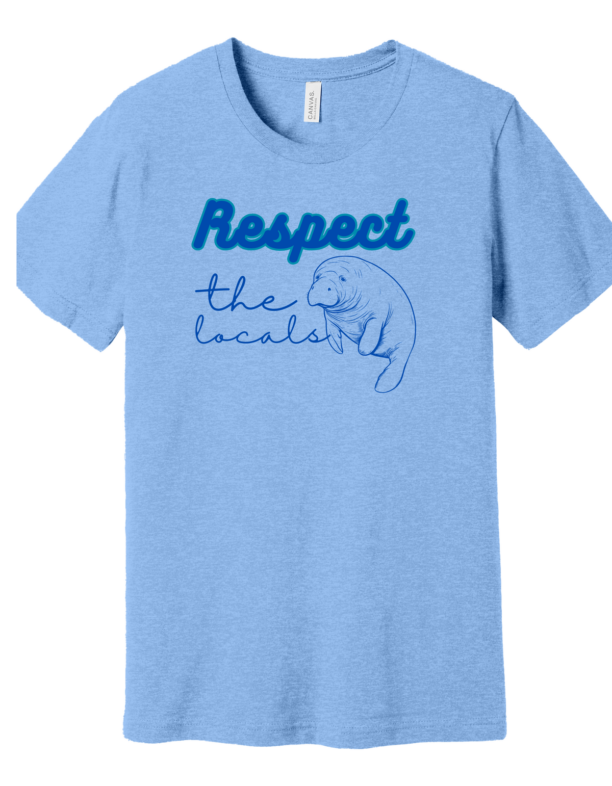 Respect the Locals Manatee Shirt product image 4