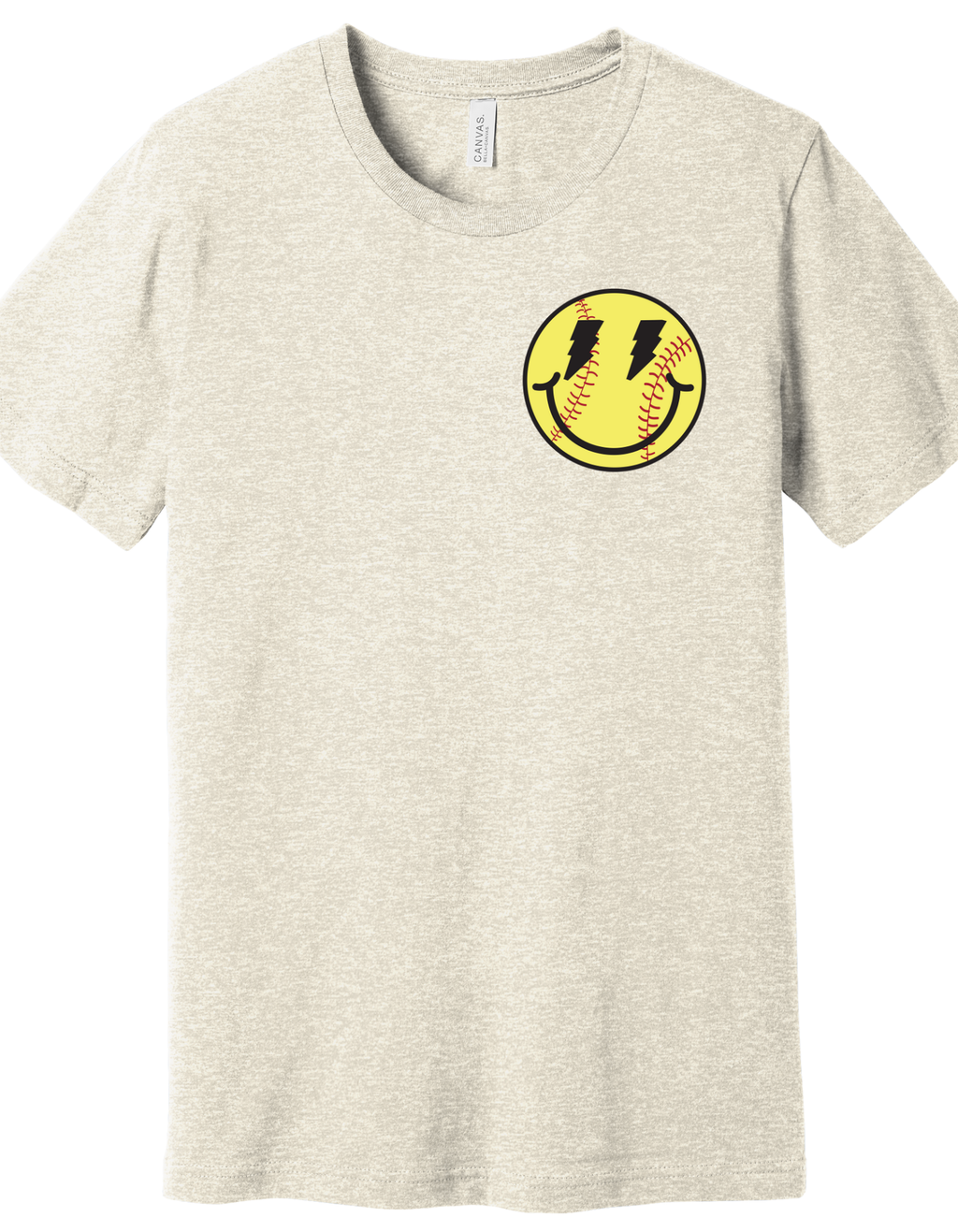Softball Smiley Face Shirt product image 3
