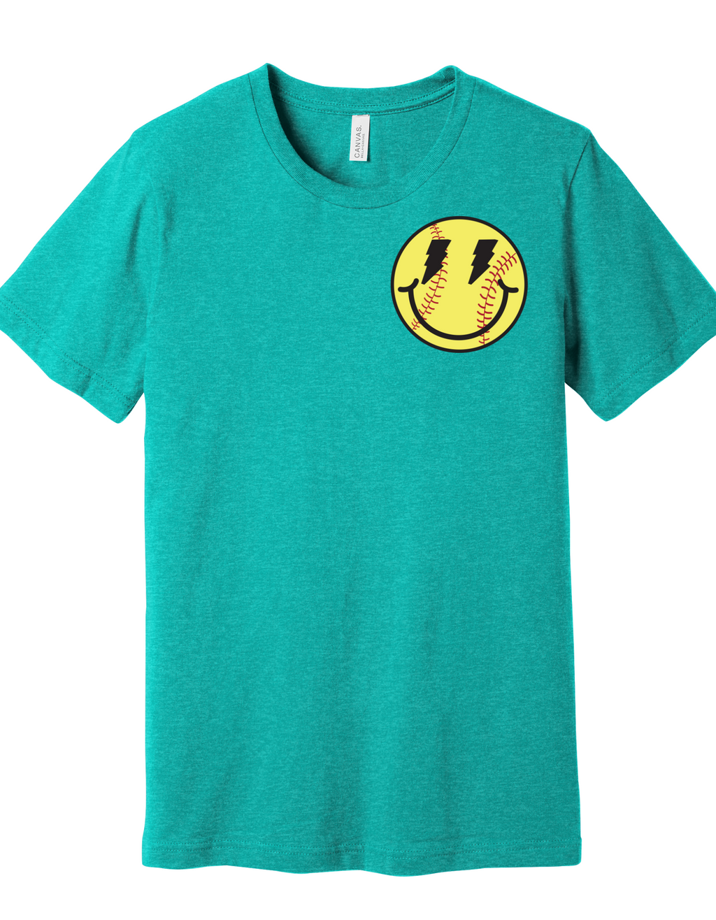 Softball Smiley Face Shirt product image 2