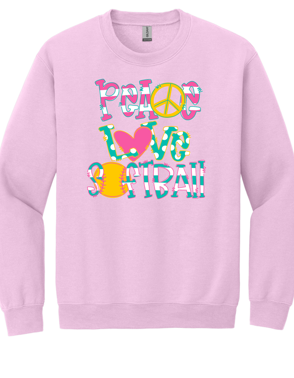 Peace, Love & Softball Shirt product image 1