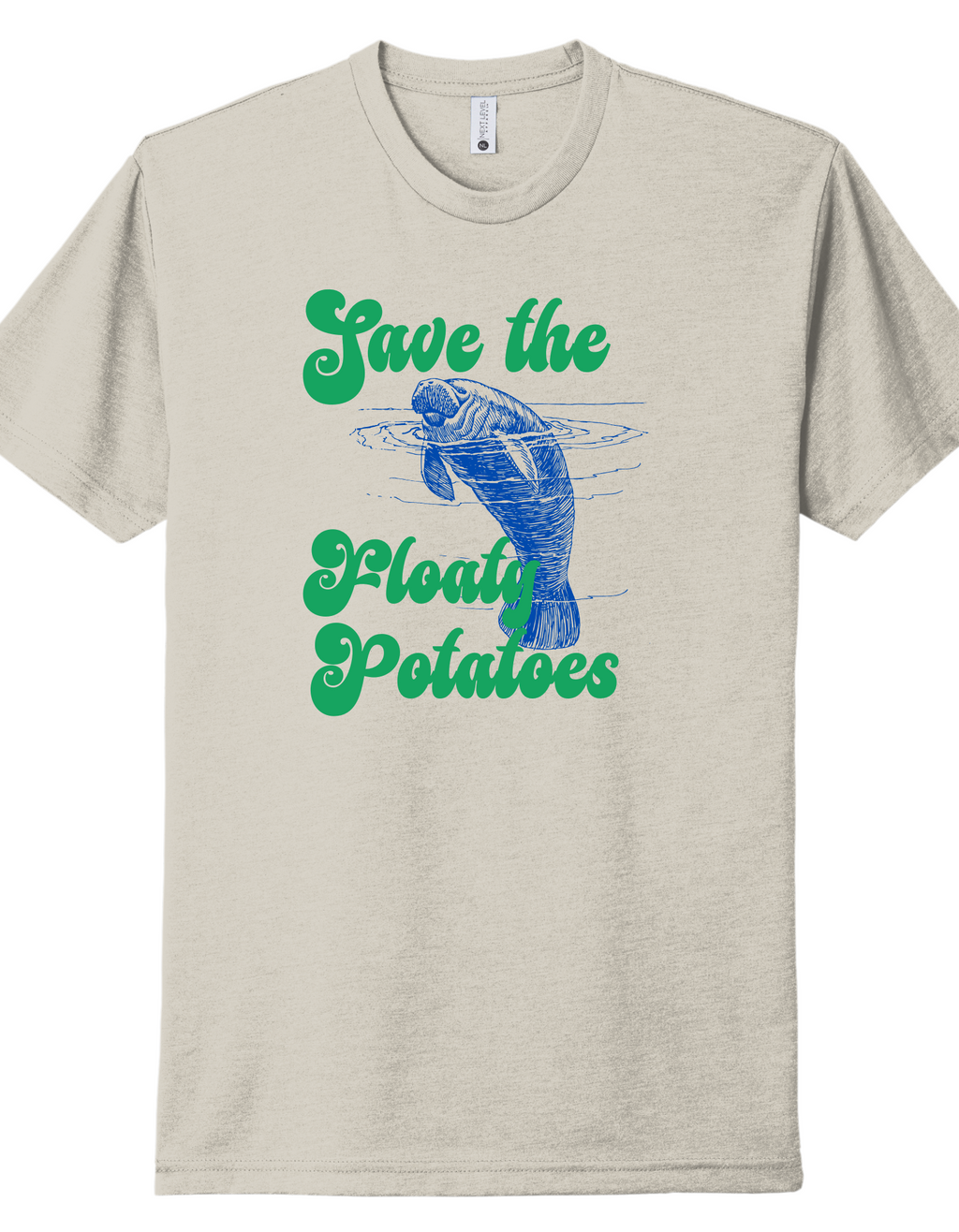 Save the Floaty Potatoes Manatees Shirt product image 4