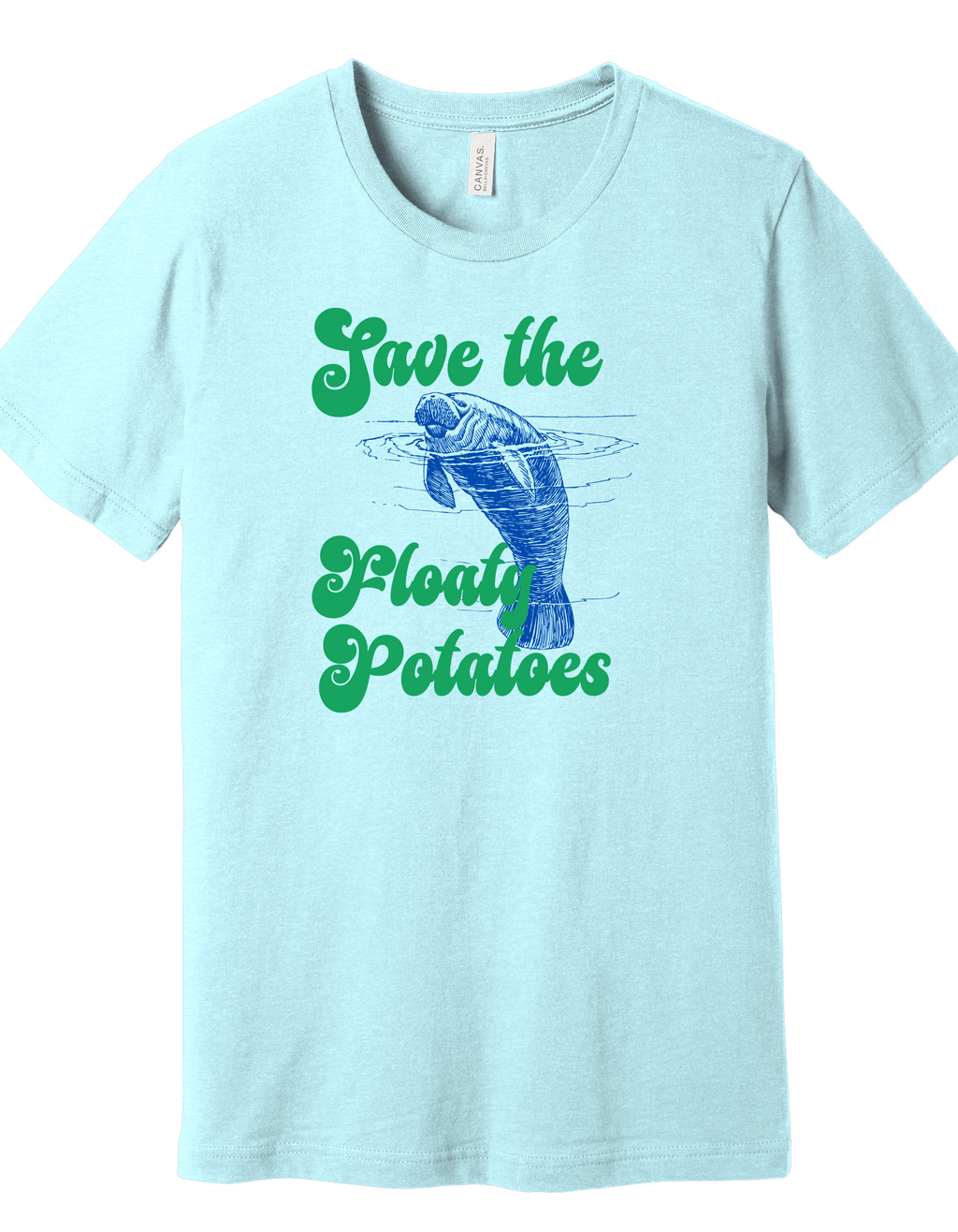 Save the Floaty Potatoes Manatees Shirt product image 2