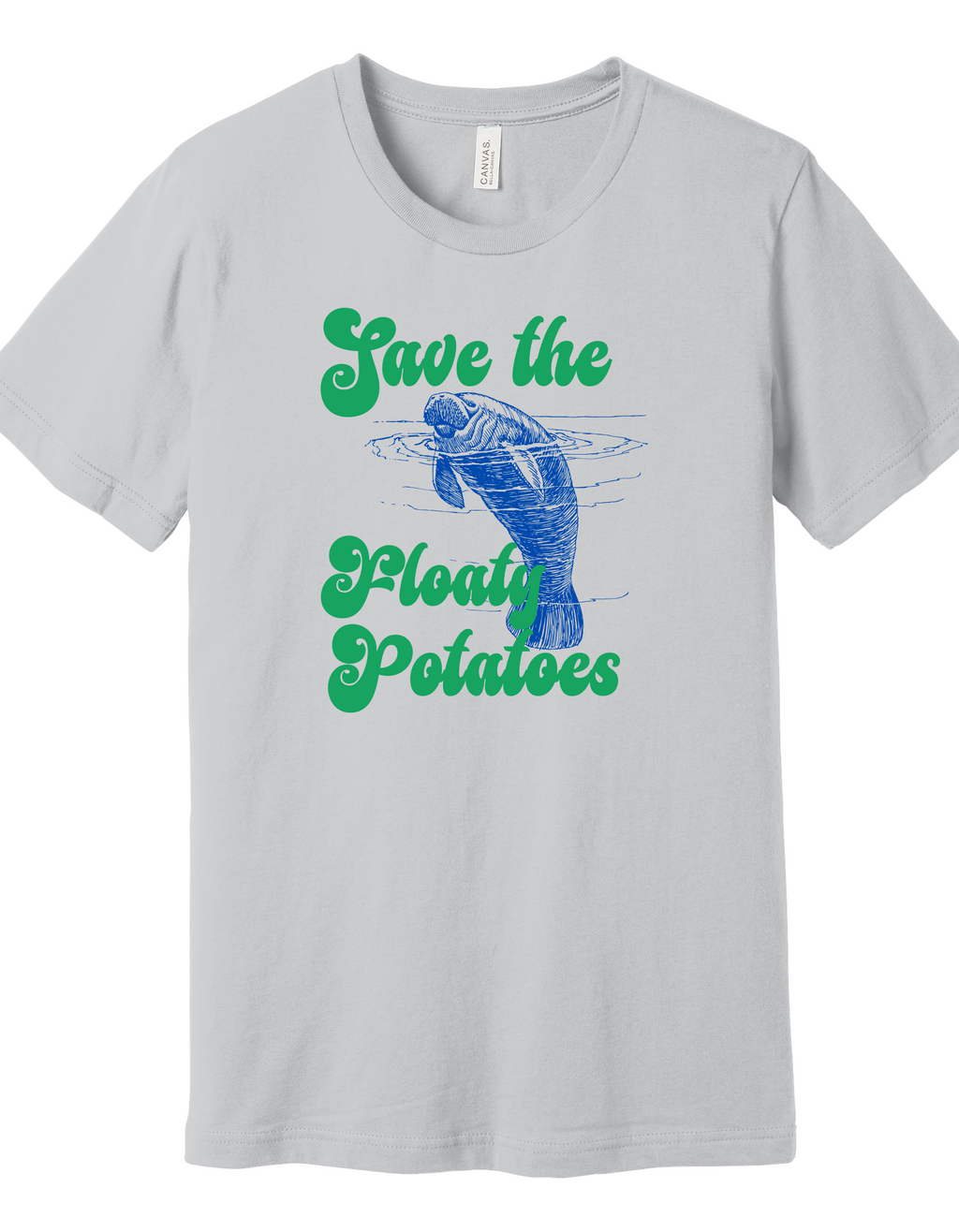 Save the Floaty Potatoes Manatees Shirt product image 3