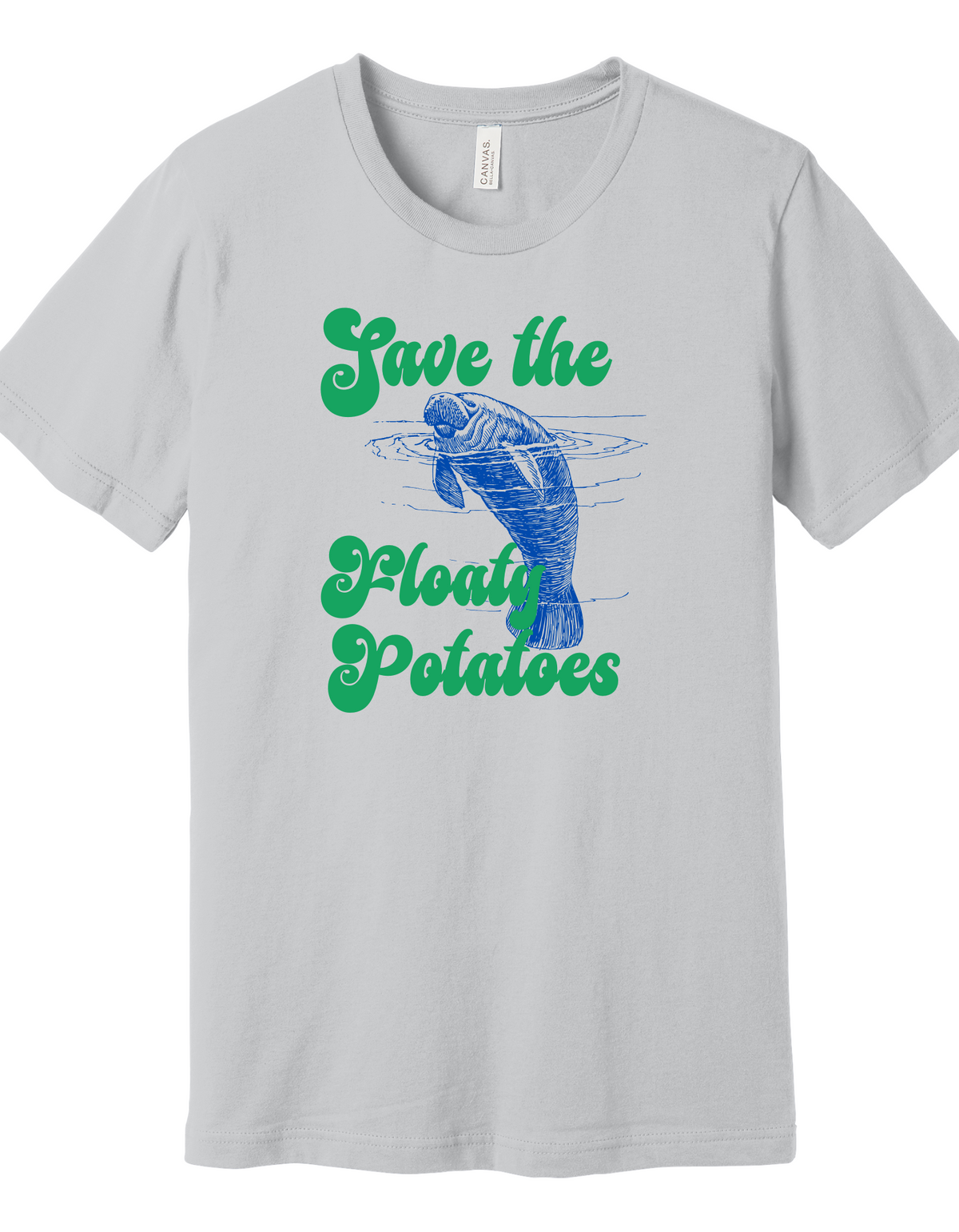 Save the Floaty Potatoes Manatees Shirt product image 3