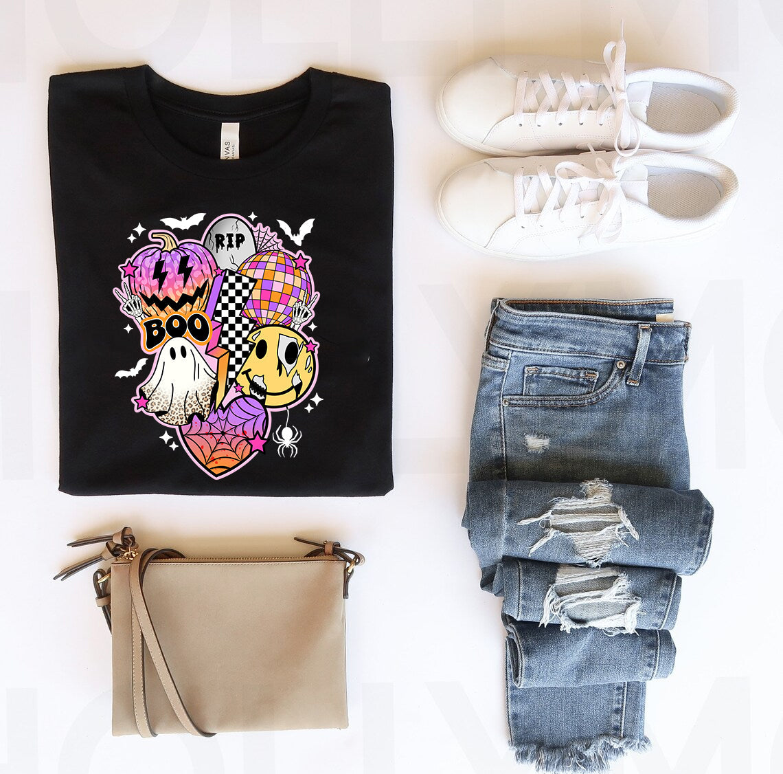 Halloween Collage Graphic Tee product image 1