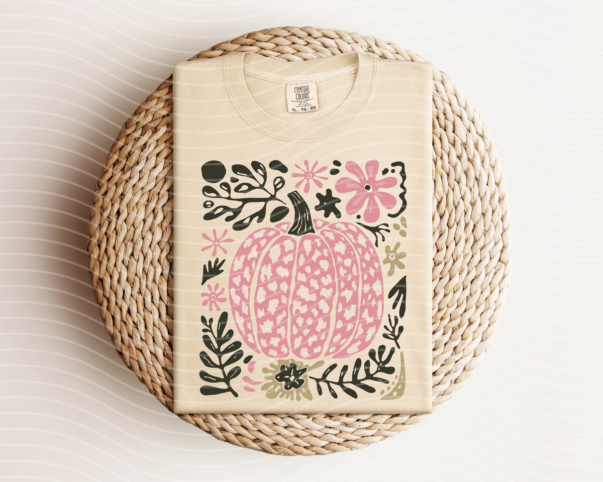 Pink Pumpkin Graphic Tee product image 1