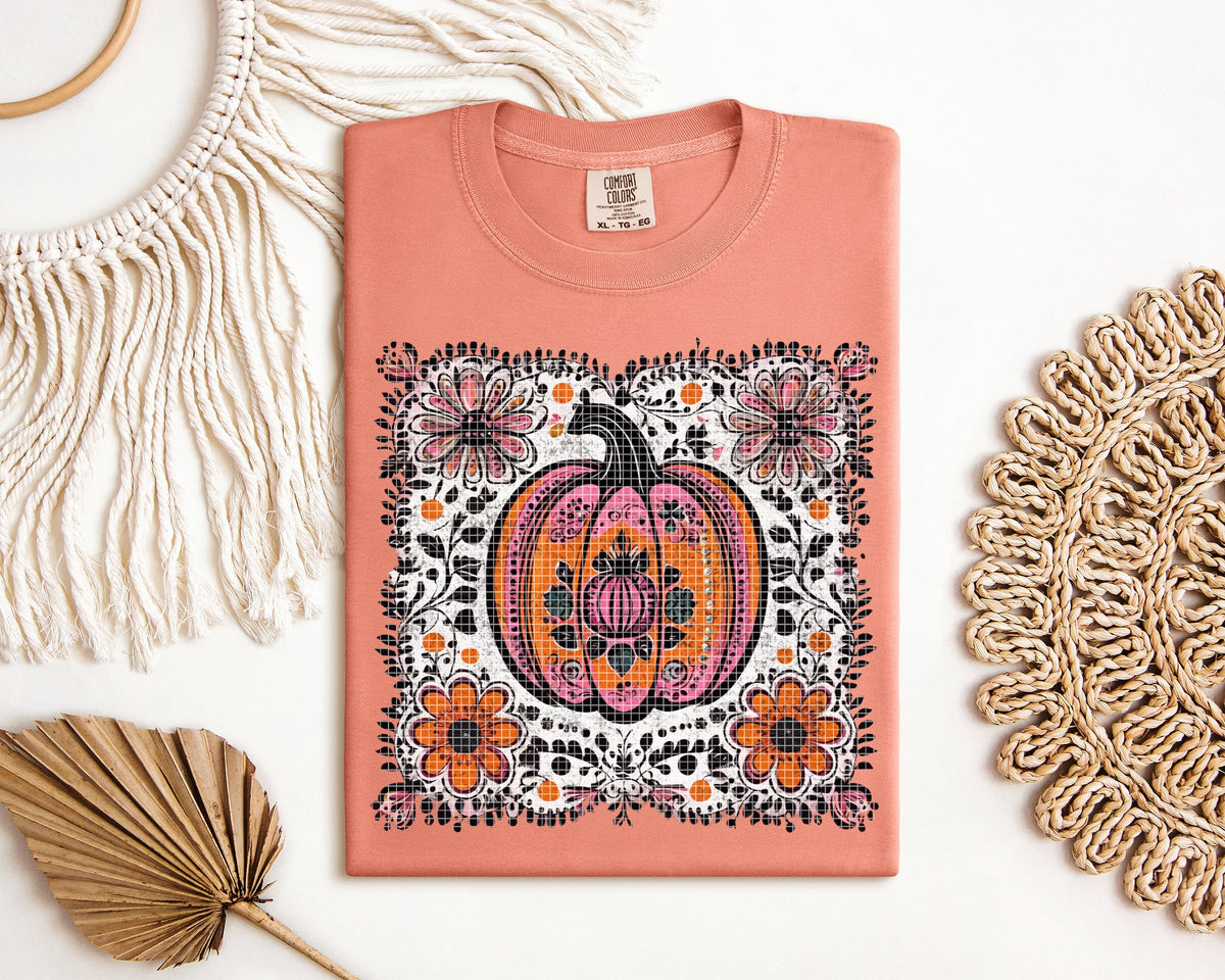 Boho Pumpkin Graphic Tee product image 1