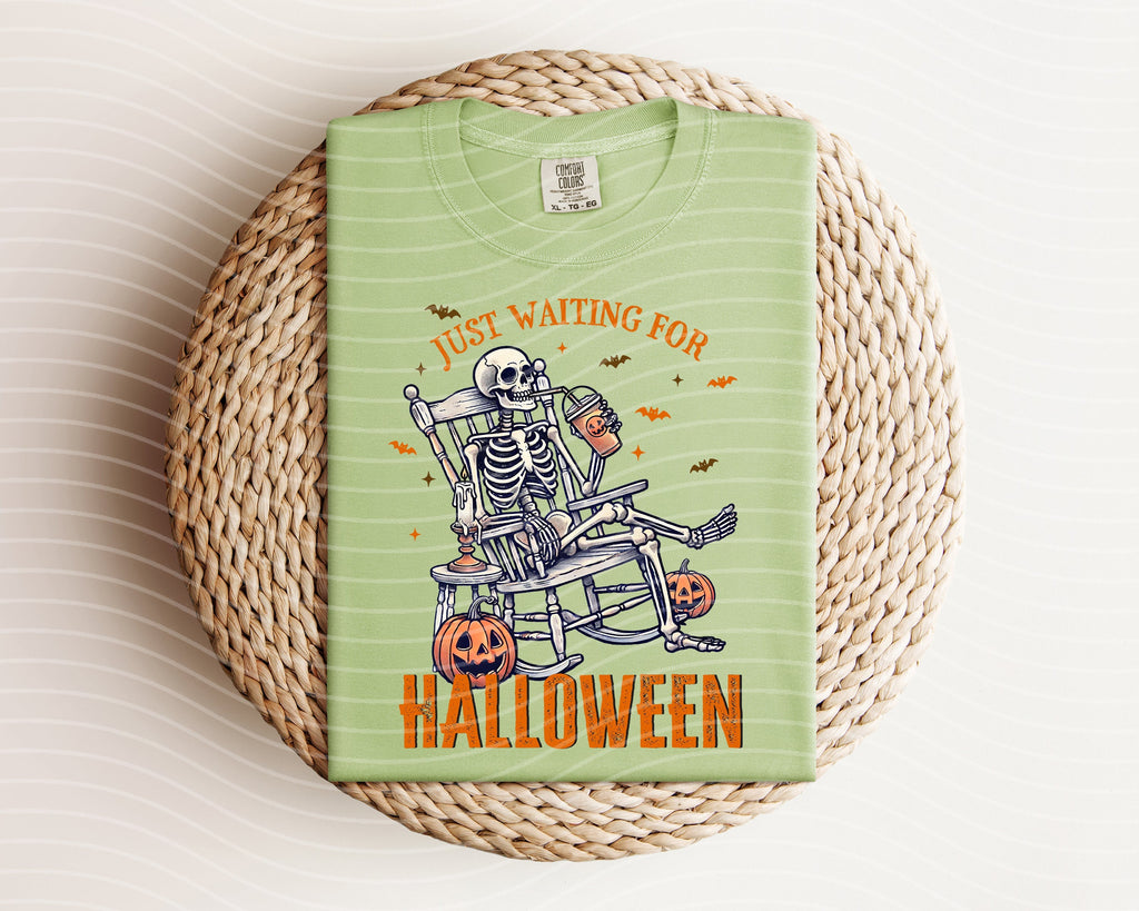 Just Waiting for Halloween Graphic Tee product image 1