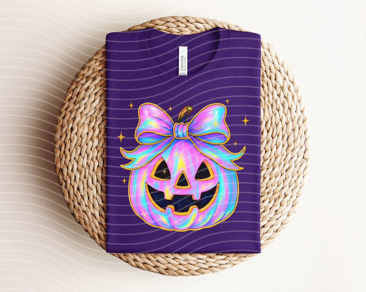 Holographic Pumpkin Graphic Tee product image 1