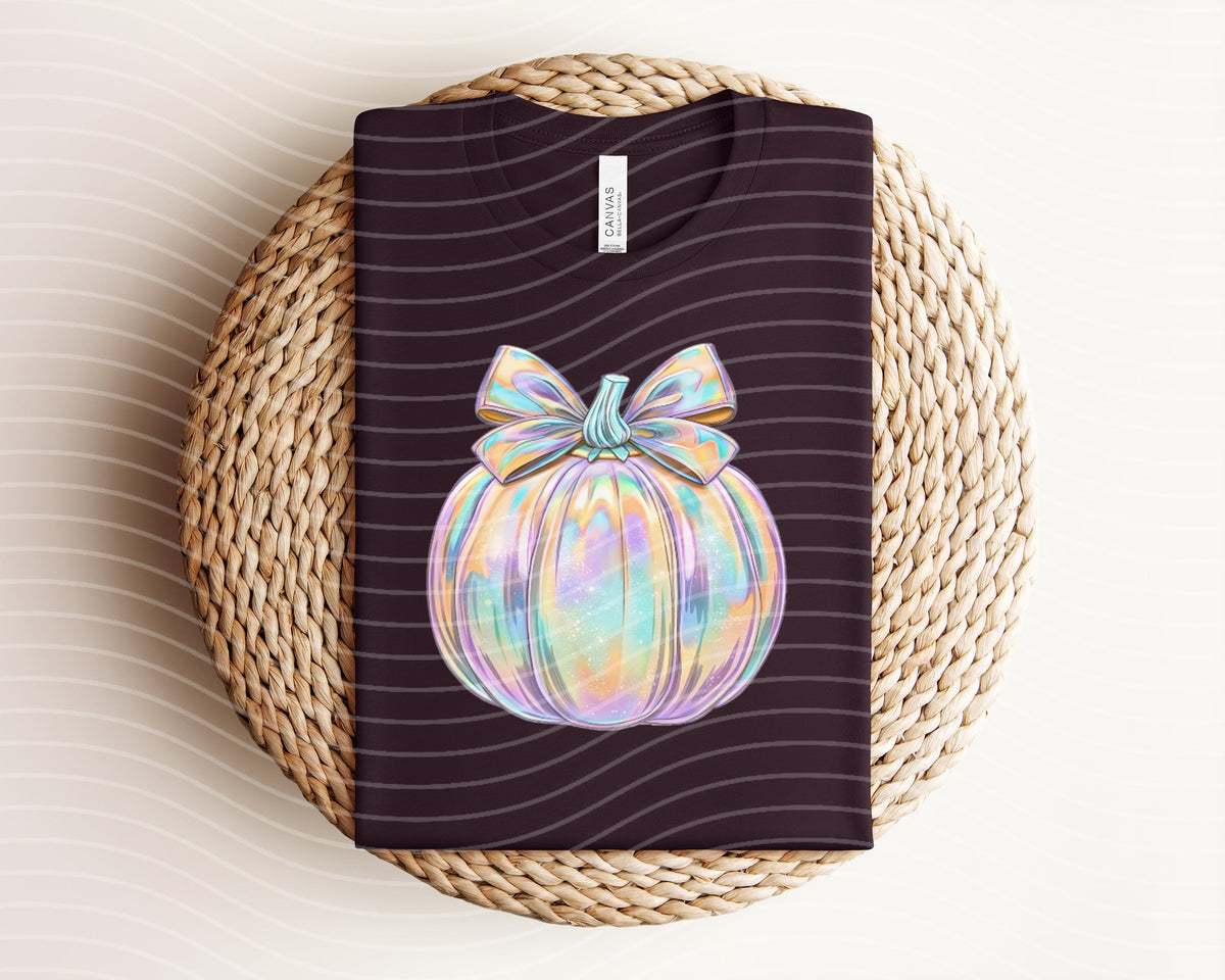 Holographic Pumpkin Graphic Tee product image 1