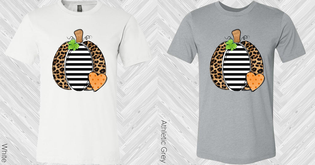 Leopard Stripes Pumpkin Graphic Tee product image 2