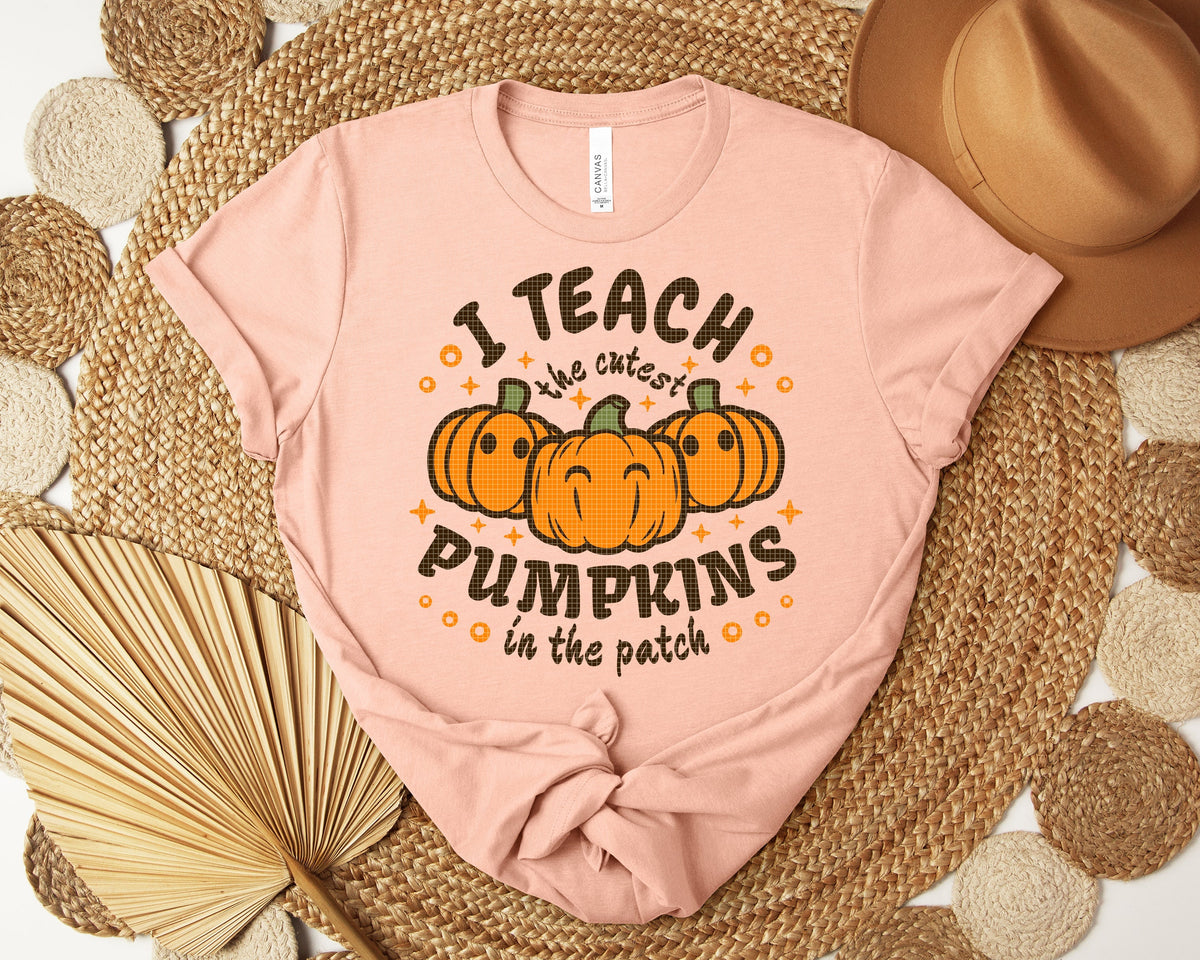 I Teach the Cutest Pumpkins in Patch Graphic Tee product image 1