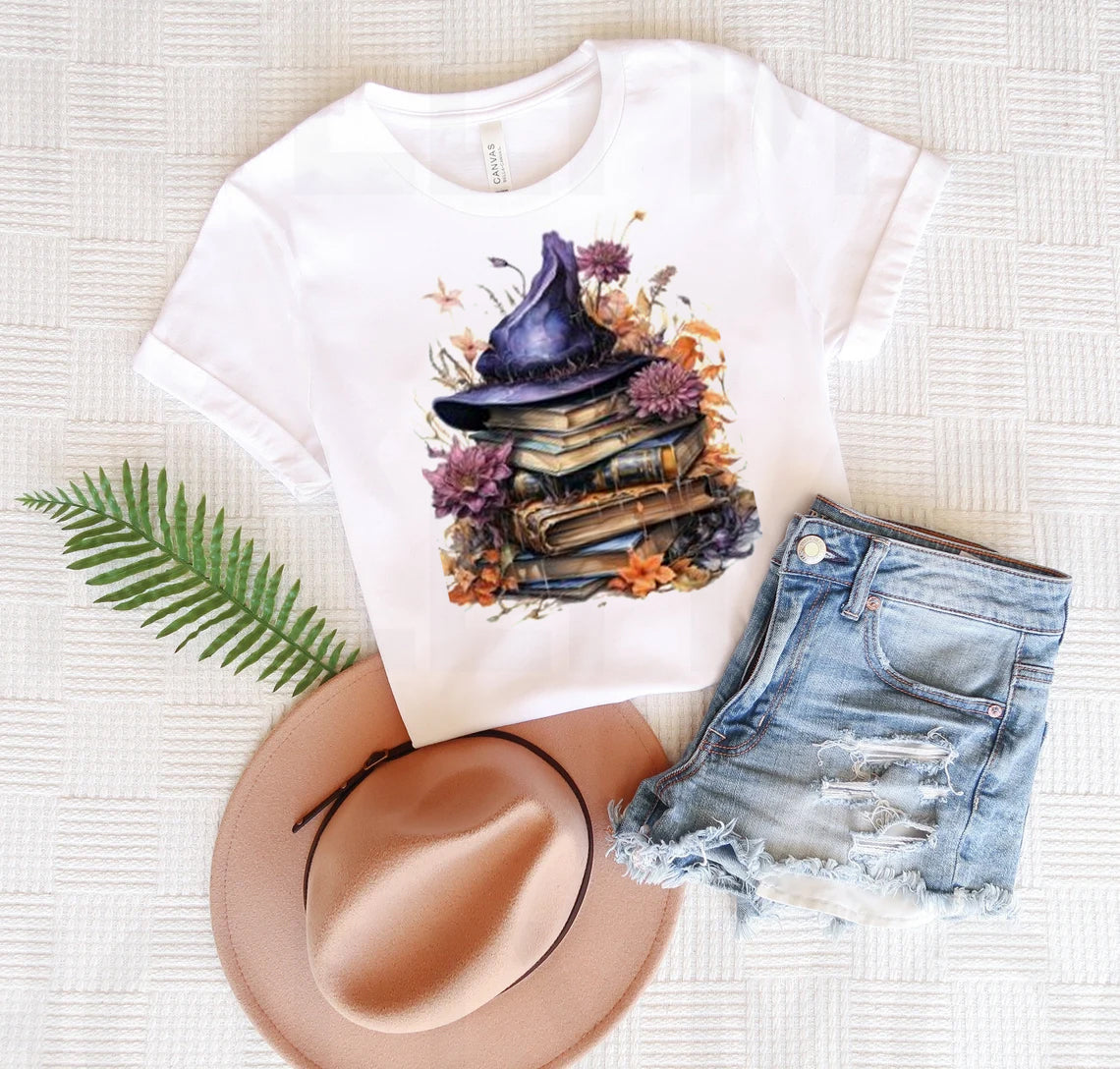 Halloween Books Graphic Tee product image 1