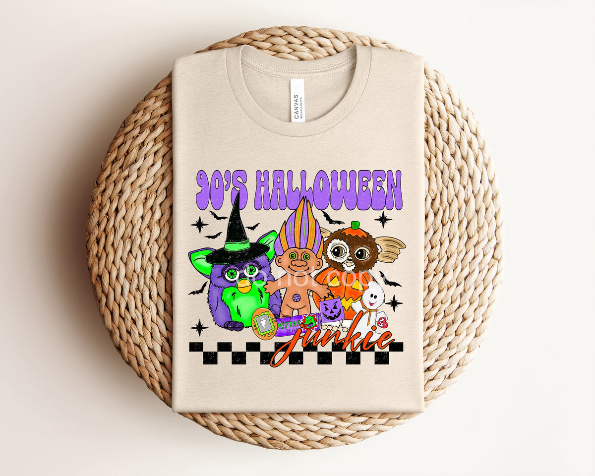 90s Halloween Junkie Graphic Tee product image 1