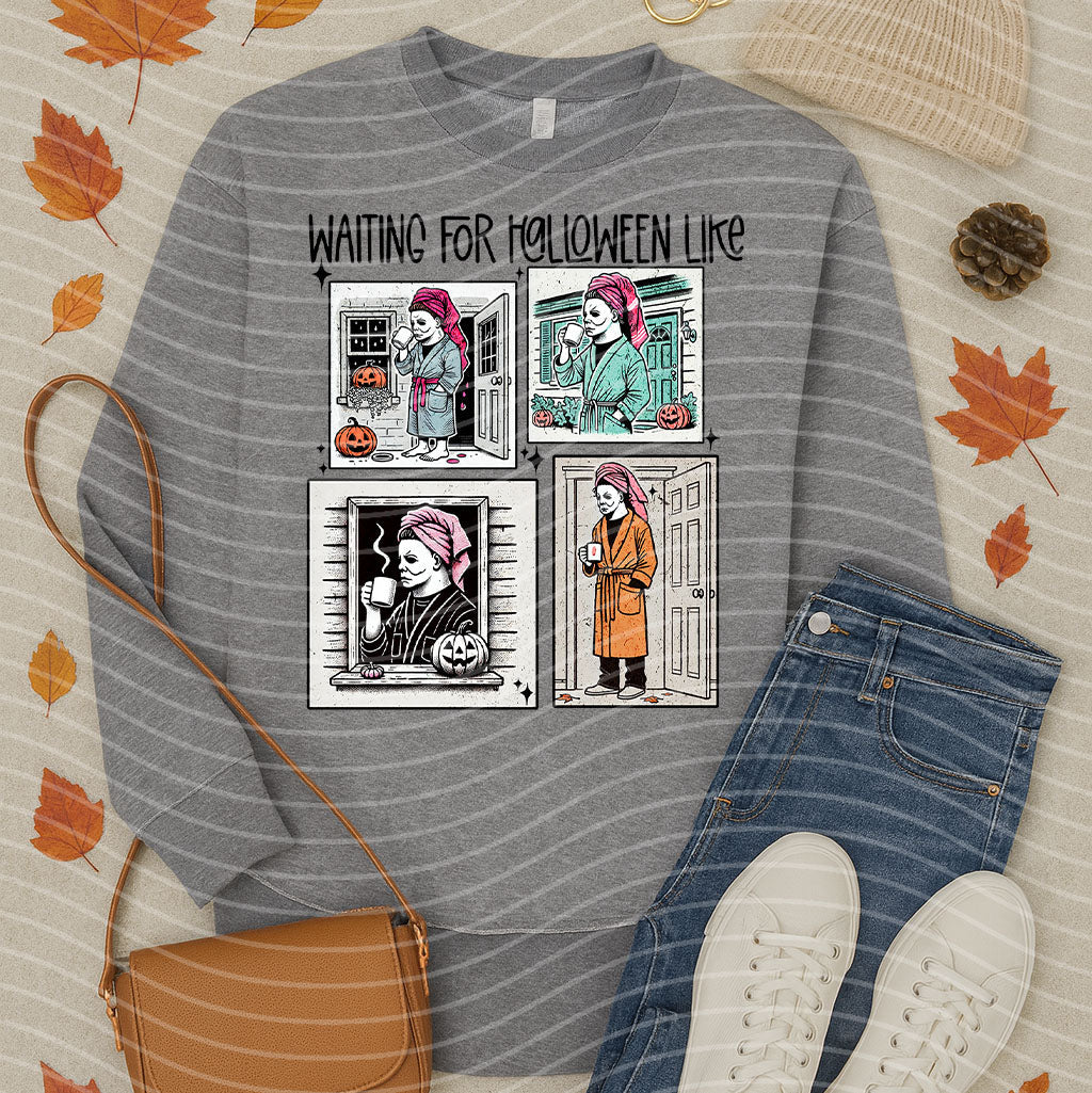 Waiting for Halloween Like Graphic Tee product image 3