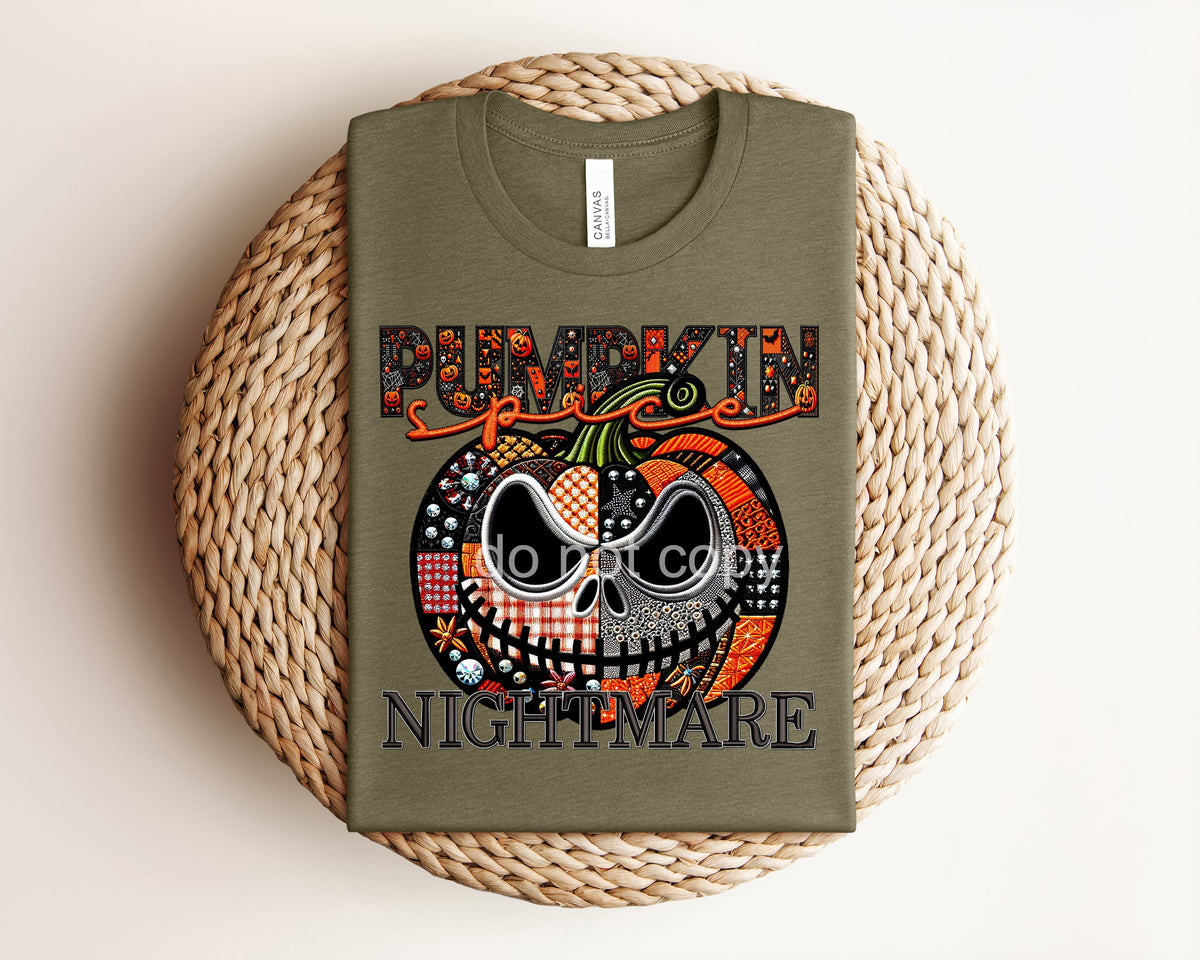 Pumpkin Spice Nightmare Graphic Tee product image 1
