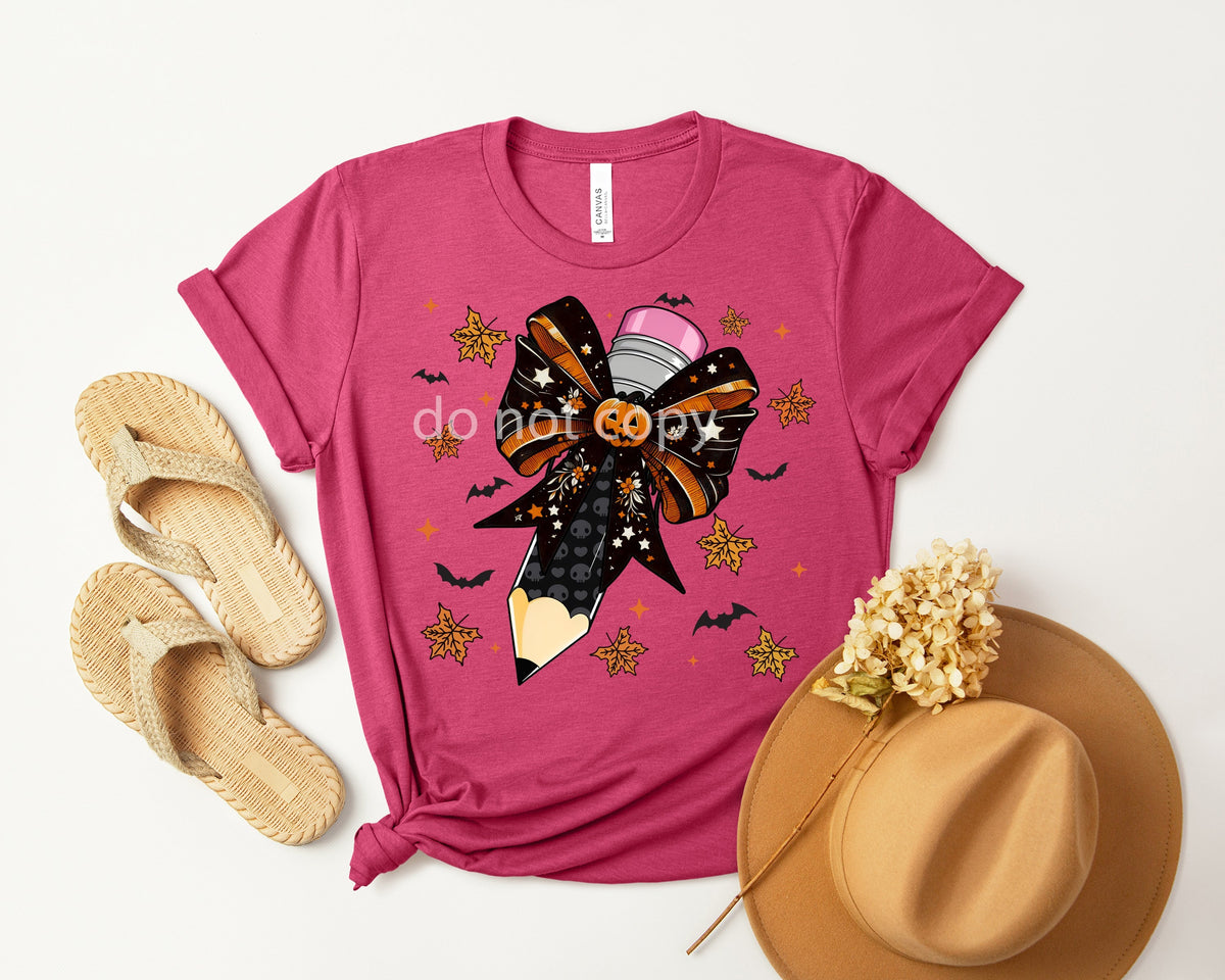 Halloween Pencil Graphic Tee product image 1