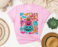 Bright Ghosts and Pumpkins Graphic Tee product image 1