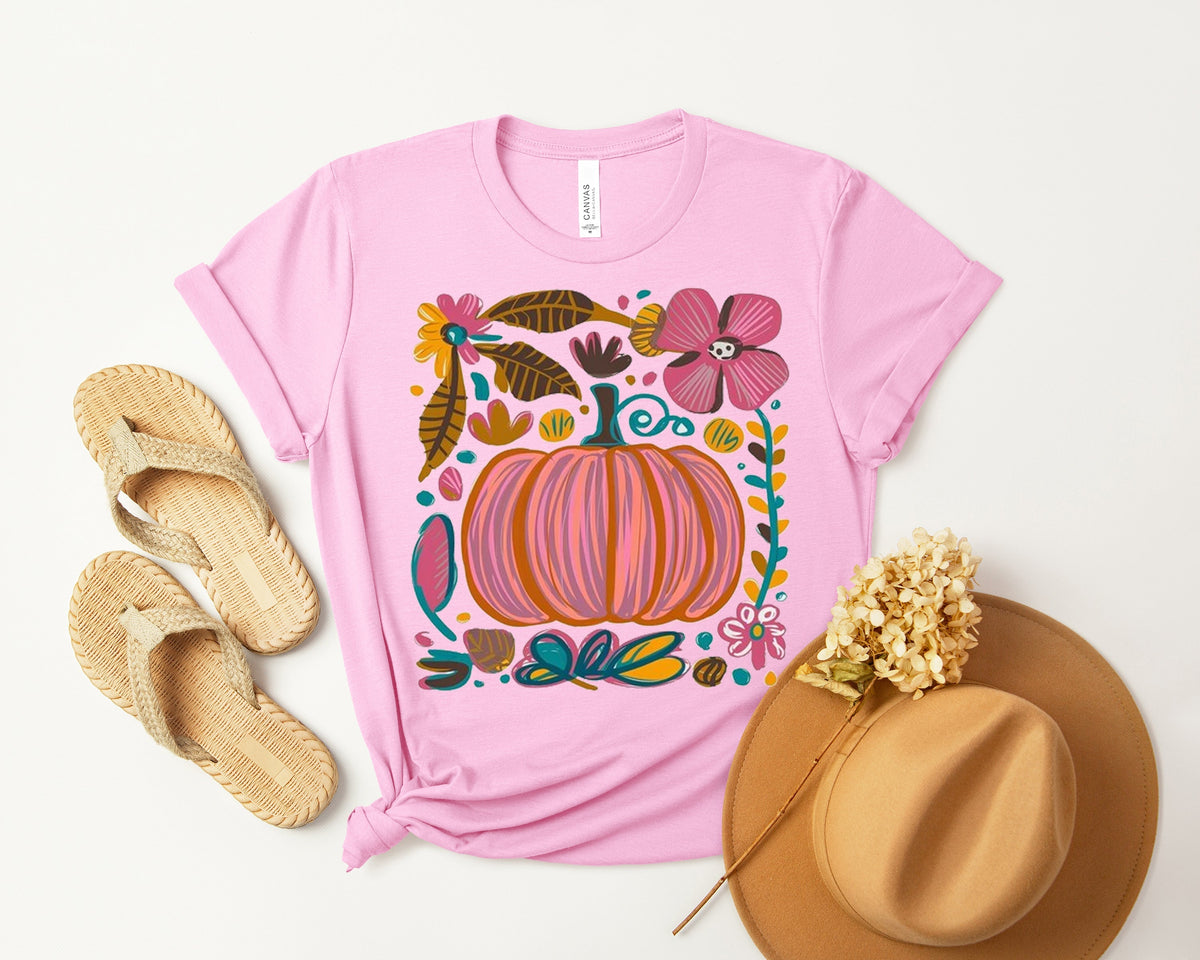 Boho Pumpkin Graphic Tee product image 1