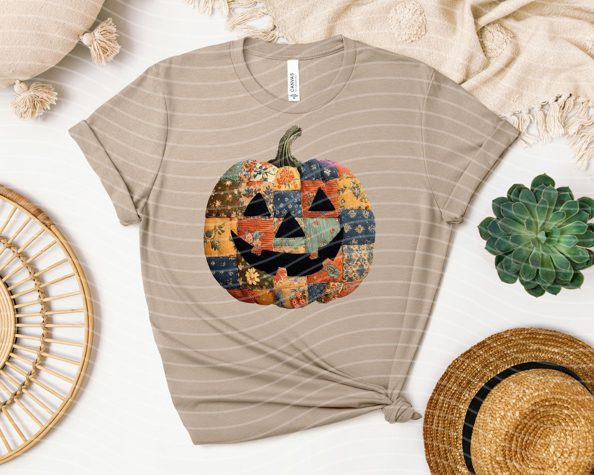 Patchwork Pumpkin Graphic Tee product image 1