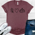 Leaf Heart Pumpkin Graphic Tee product image 1