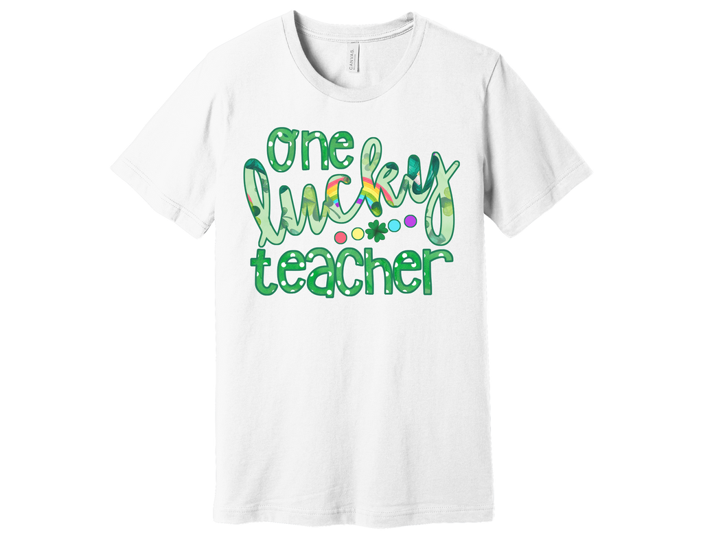 "One Lucky Teacher" Shirt product image 5