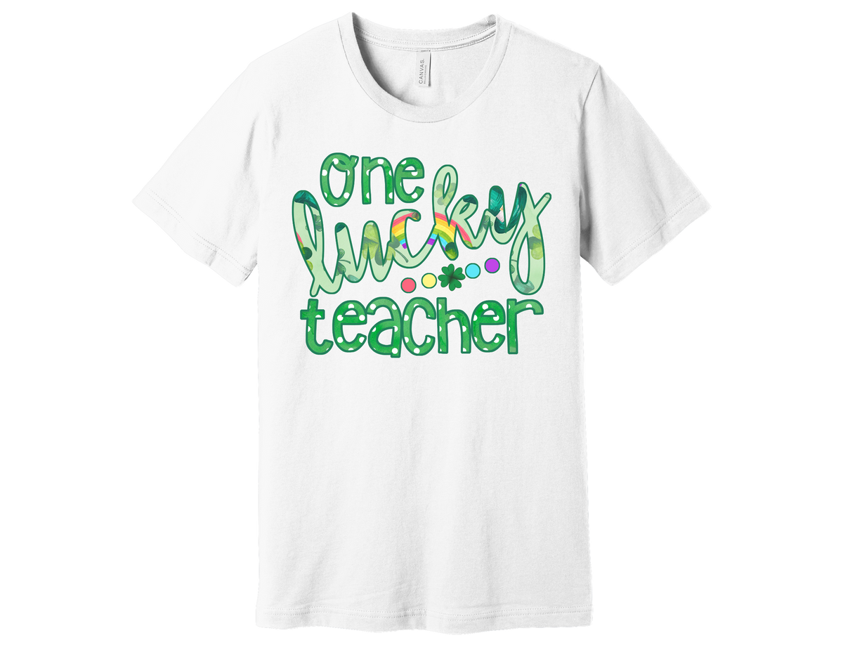 "One Lucky Teacher" Shirt product image 5
